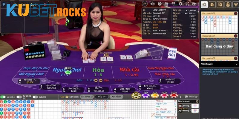 Baccarat tại sảnh XG casino mang đến cho cược thủ những phút giây giải trí thăng hoa nhất